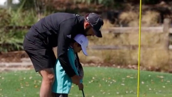 Young cancer patient spends time with Sergio Garcia at WGC Match Play